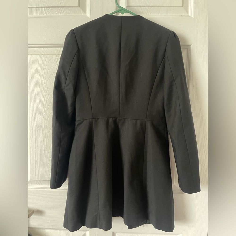 Zara Basic Black Zip-Up Jacket - image 3